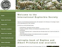 Tablet Screenshot of euphorbia-international.org